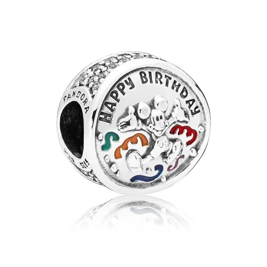 (immagine per) Disney, Charm Pandora Topolino Buon Compleanno