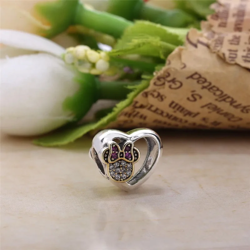 (immagine per) Disney, Charm PANDORA Topolino e Minnie - Visualizza 2