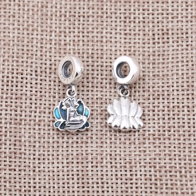 (immagine per) Disney, Charm Pendente PANDORA Ariel & Conchiglia - Visualizza 3