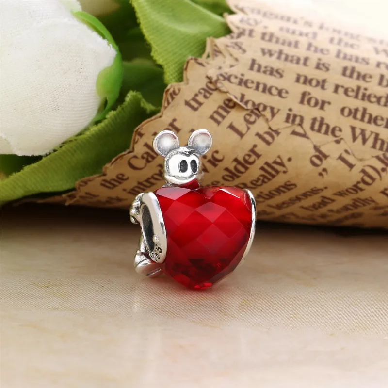 (immagine per) Disney, Cuore D Amore Di Mickey Mouse Pandora - Visualizza 2