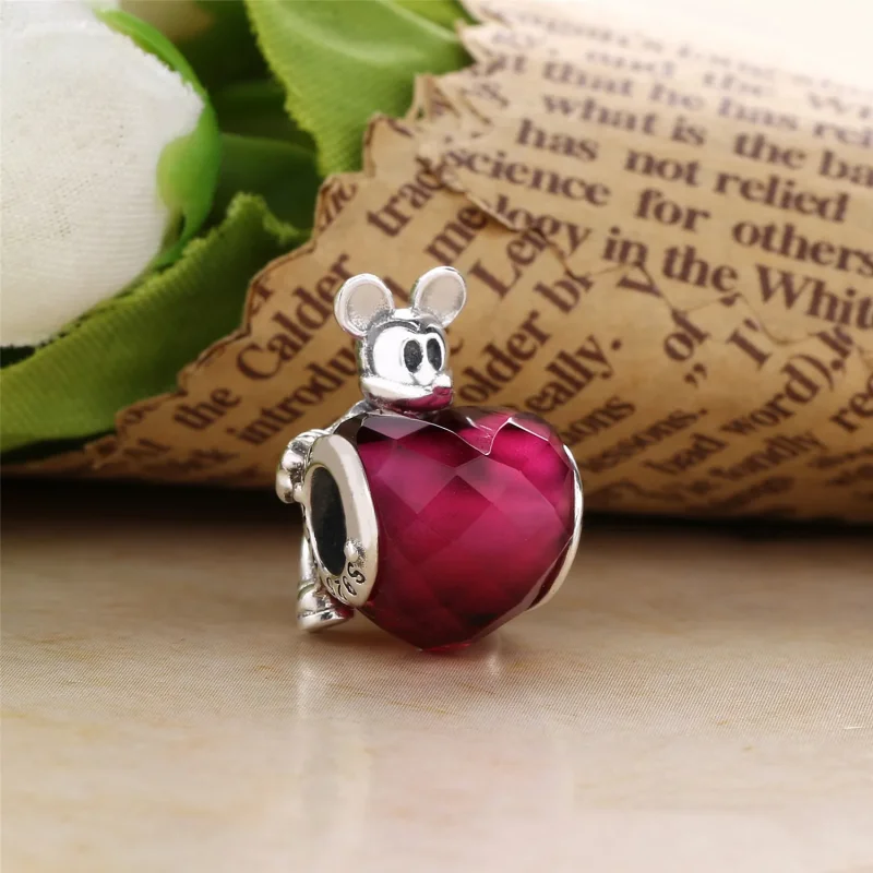 (immagine per) Disney, Cuore D Amore Di Mickey Mouse Pandora - Visualizza 3
