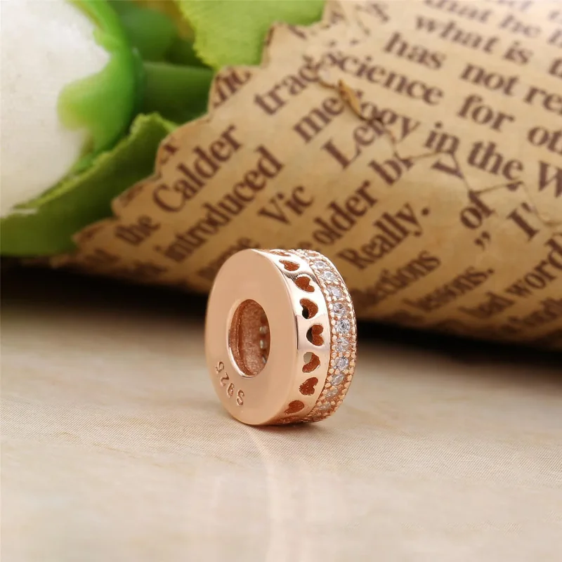 (immagine per) Distanziatore Cuori Pandora In Pandora Rose - Visualizza 2