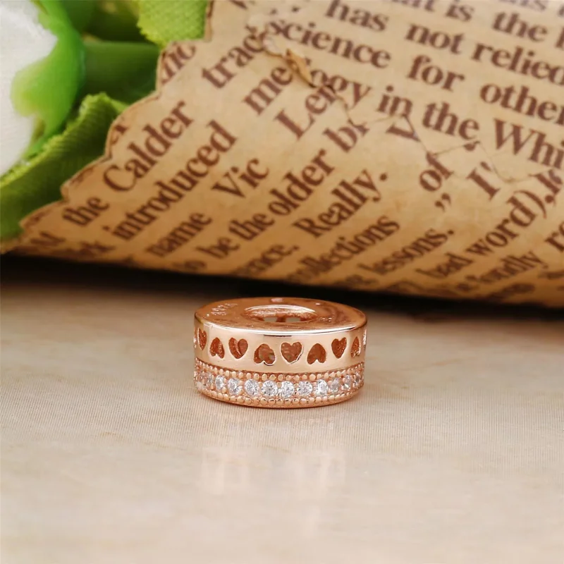 (immagine per) Distanziatore Cuori Pandora In Pandora Rose - Visualizza 3