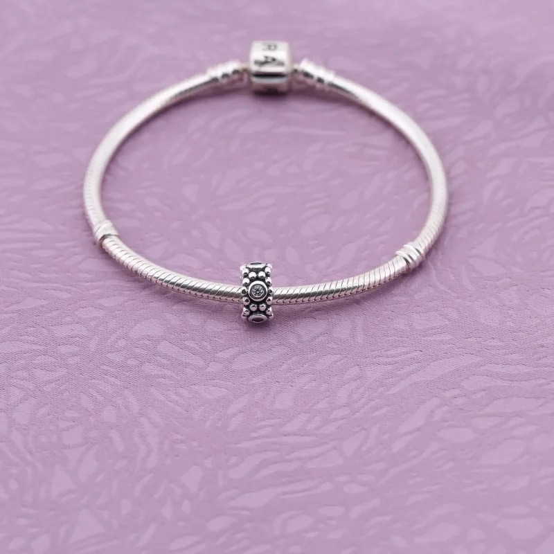 (immagine per) Distanziatore Gioco di Cerchi - 791122CZ - Charm | PANDORA - Visualizza 2