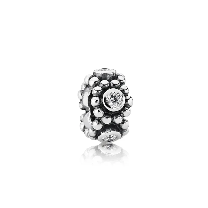 (immagine per) Distanziatore Gioco di Cerchi - 791122CZ - Charm | PANDORA