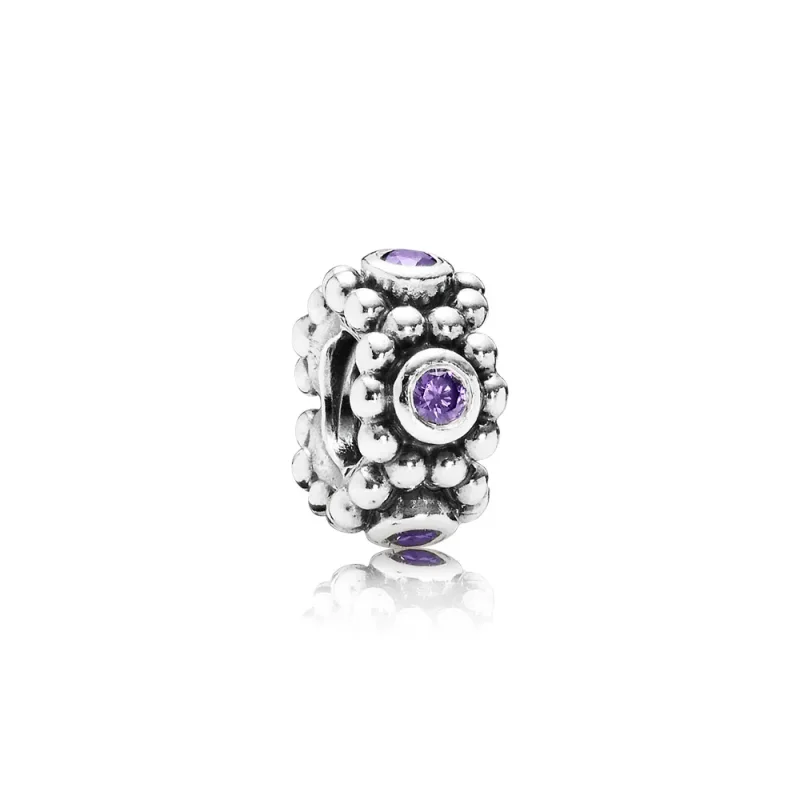 (immagine per) Distanziatore Gioco di Cerchi Viola - 791122ACZ - Charm | PANDORA
