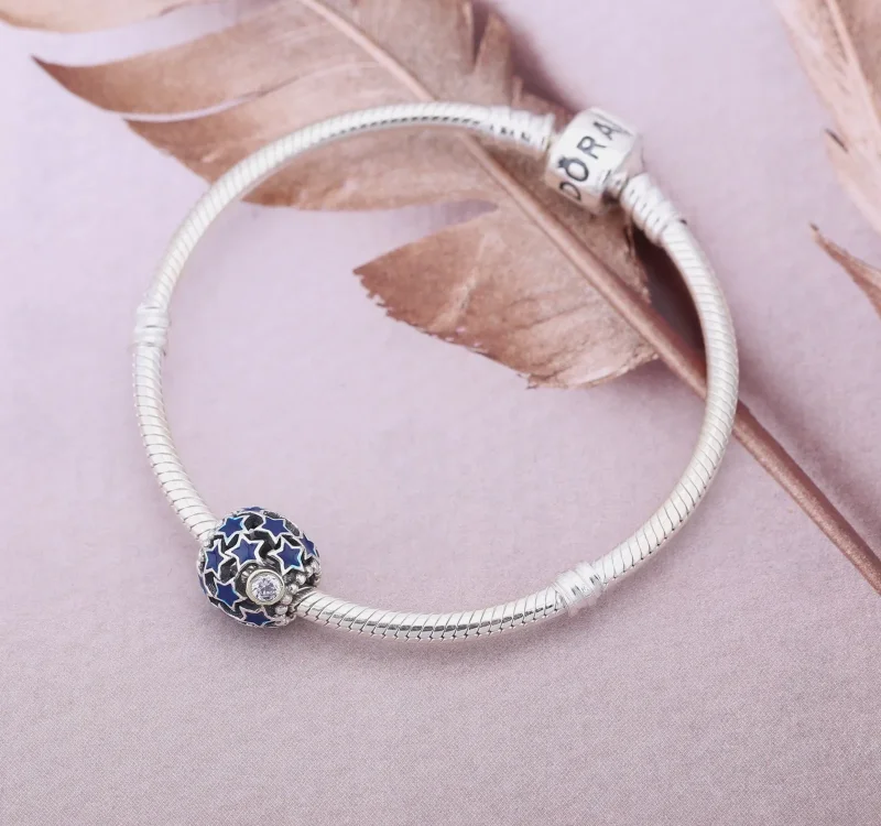 (immagine per) Openwork Notte Stellata - 791371CZ - Charm | PANDORA - Visualizza 2