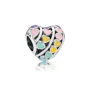 (immagine per) Charm PANDORA Cuori Arcobaleno