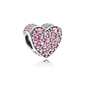 (immagine per) Charm Cuore Scintillante Rosa - Pandora IT