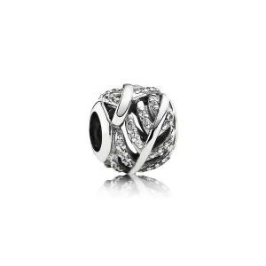 (immagine per) Charm Openwork Piuma in Pavé - 791186CZ - Charm | PANDORA