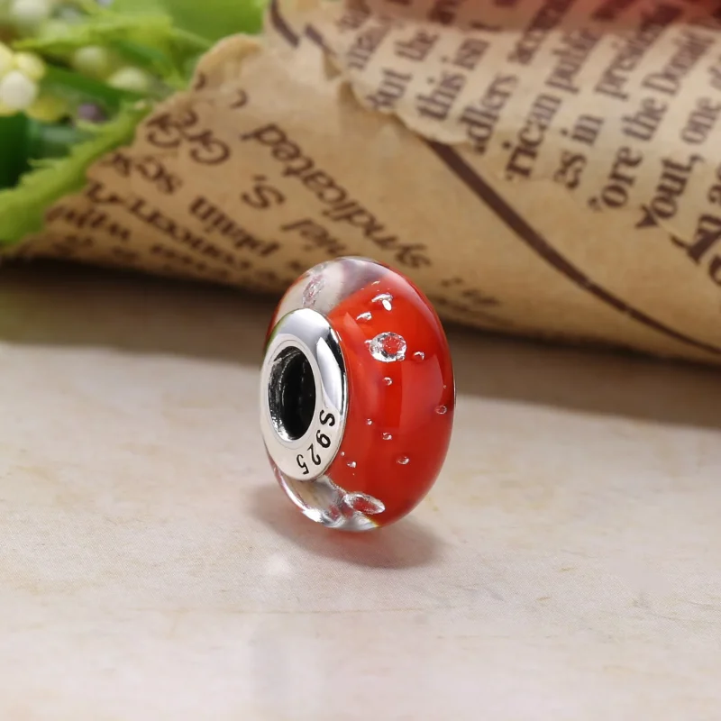 (immagine per) Charm in Vetro di Murano Bolle Frizzanti Bianche - Pandora IT | - Visualizza 4