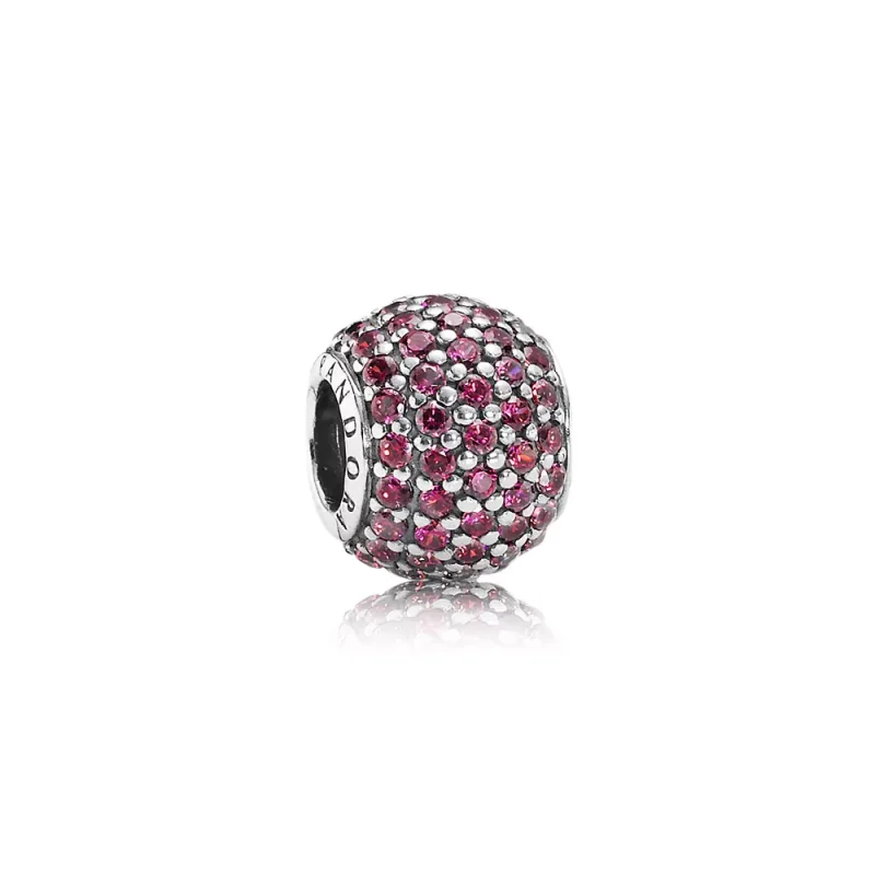 (immagine per) Charm Sfera in Pavé Rossa - Pandora IT