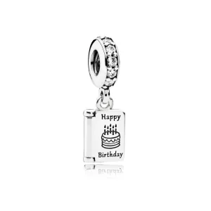 Charm pendente PANDORA Auguri di compleanno (immagine per) Charm pendente PANDORA Auguri di compleanno