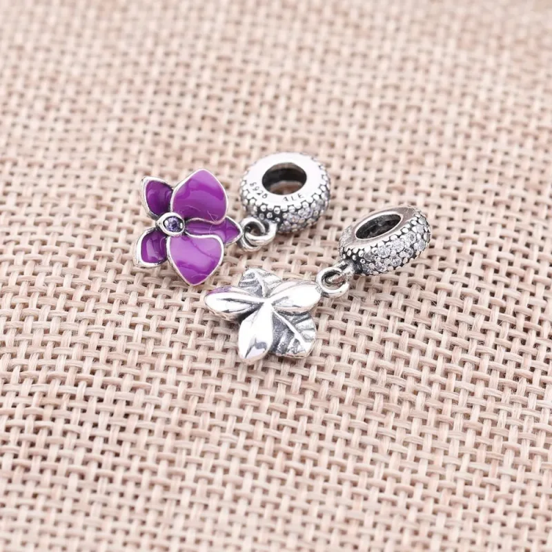 (immagine per) Charm pendente Orchidea - Pandora IT - Visualizza 4