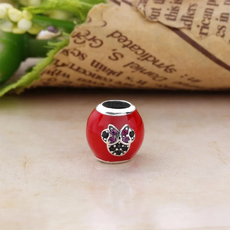 (immagine per) Charm PANDORA I â™¥ Minnie Mouse - Visualizza 2