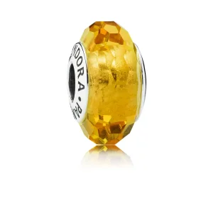 Vetro di Murano Sfaccettato Oro - Pandora IT (immagine per) Vetro di Murano Sfaccettato Oro - Pandora IT