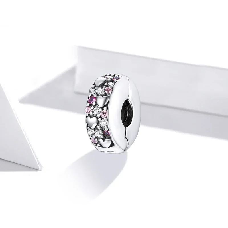 (immagine per) Charm Clip tipo Pandora Amore splendente - SCC1745 - Visualizza 2