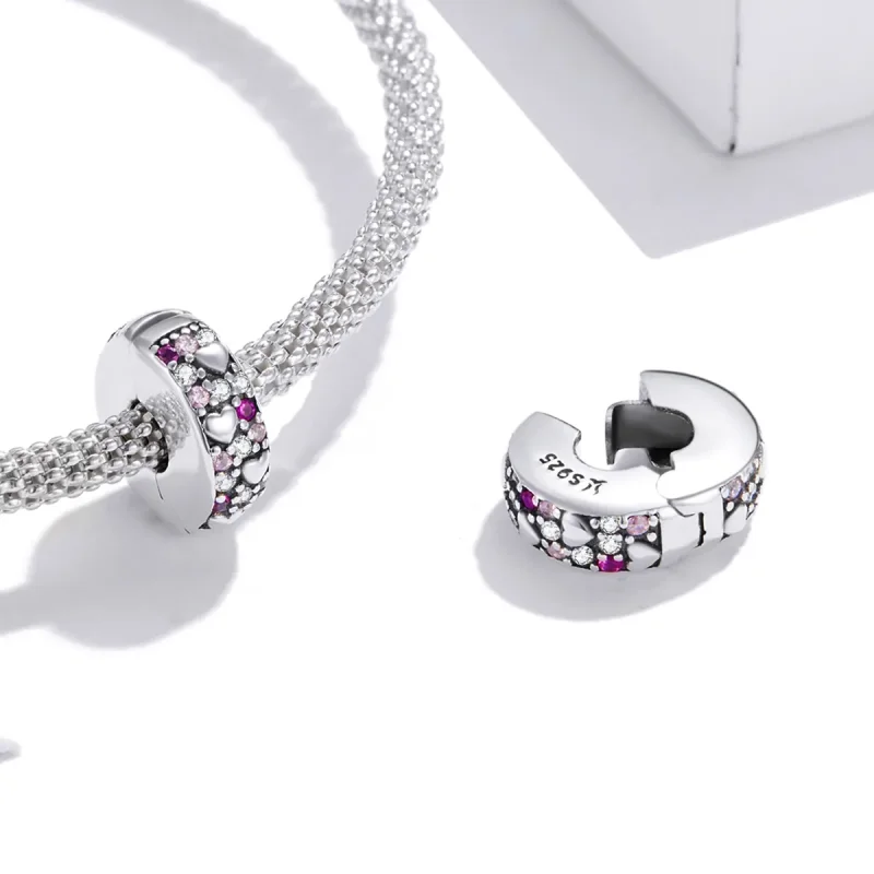 (immagine per) Charm Clip tipo Pandora Amore splendente - SCC1745 - Visualizza 4