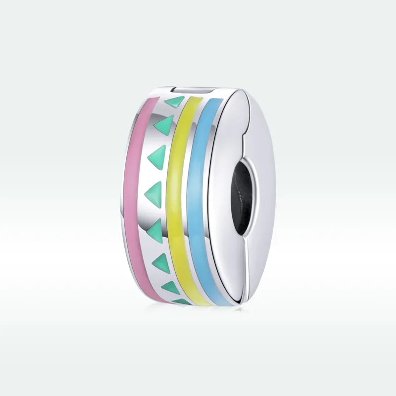 (immagine per) Charm Clip tipo Pandora Colorato - SCC1756 - Visualizza 5