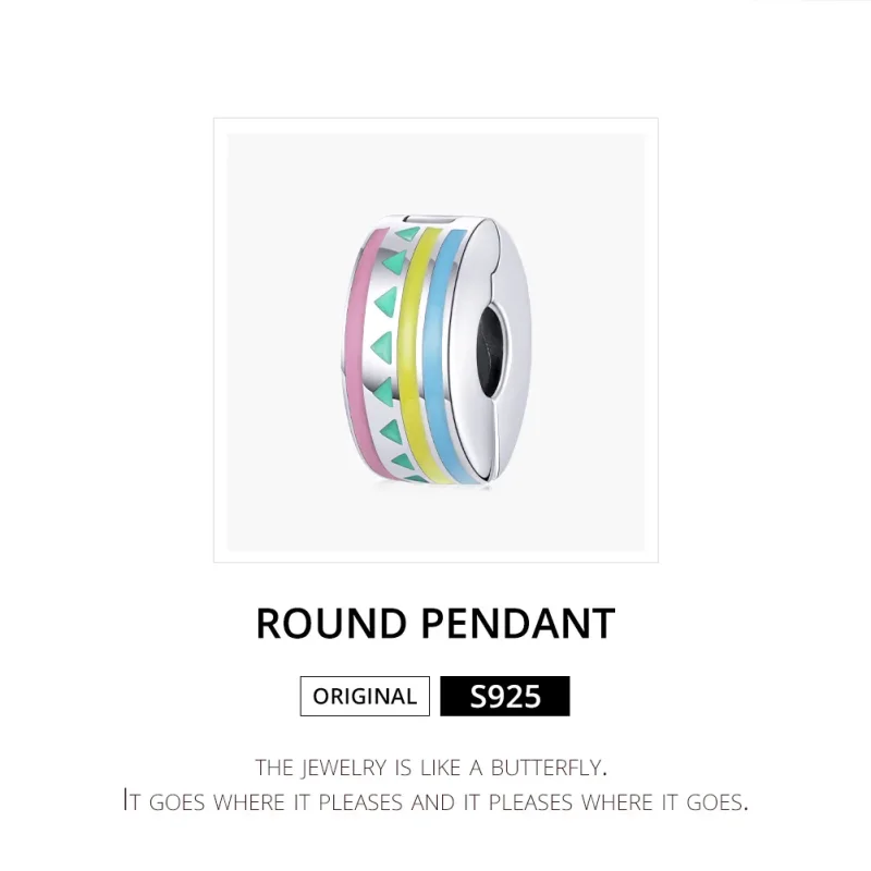 (immagine per) Charm Clip tipo Pandora Colorato - SCC1756 - Visualizza 6