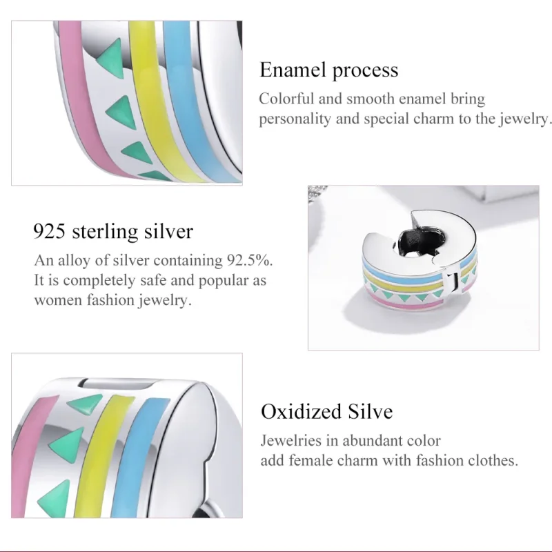 (immagine per) Charm Clip tipo Pandora Colorato - SCC1756 - Visualizza 7