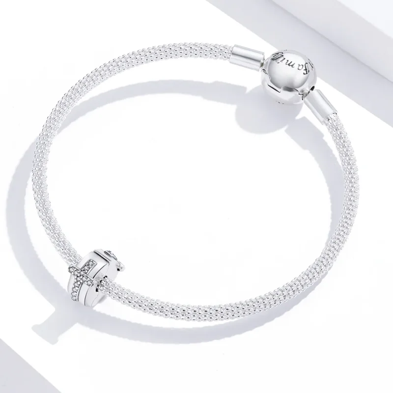 (immagine per) Charm Clip tipo Pandora Croce - SCC1497 - Visualizza 2
