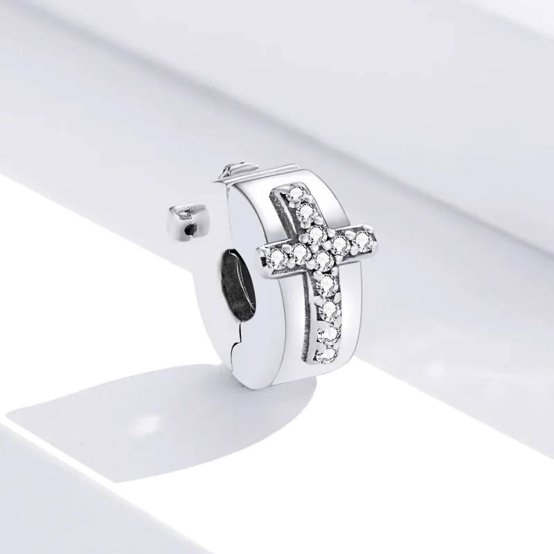 (immagine per) Charm Clip tipo Pandora Croce - SCC1497 - Visualizza 3