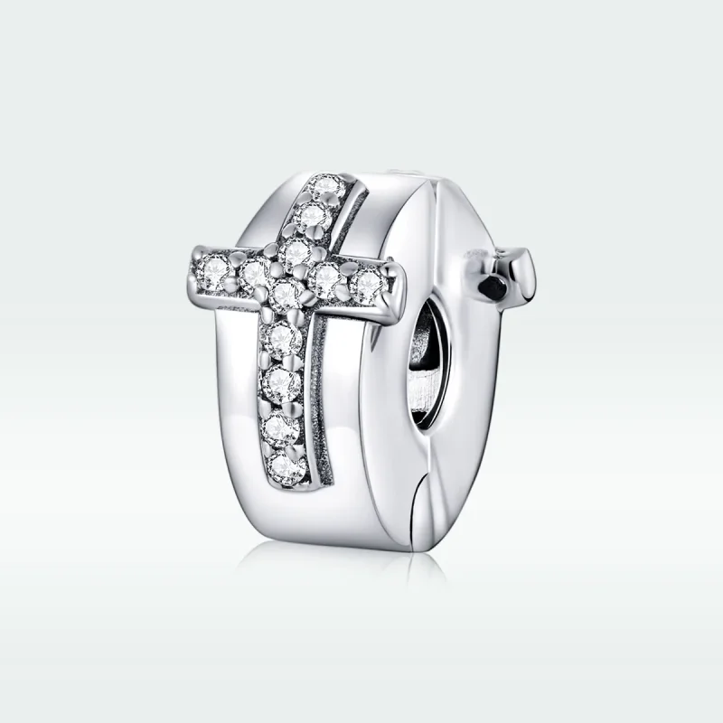 (immagine per) Charm Clip tipo Pandora Croce - SCC1497 - Visualizza 5