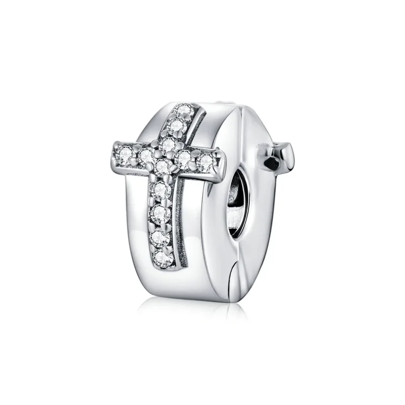 (immagine per) Charm Clip tipo Pandora Croce - SCC1497