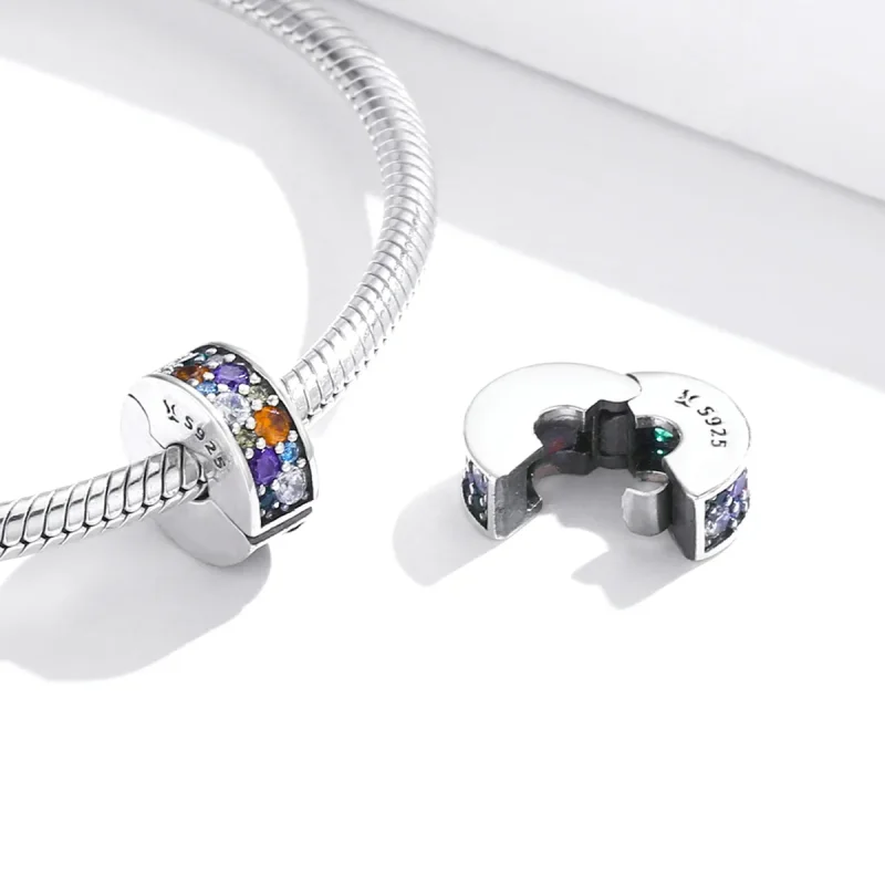 (immagine per) Charm Clip tipo Pandora Giardino colorato - SCC1609 - Visualizza 4