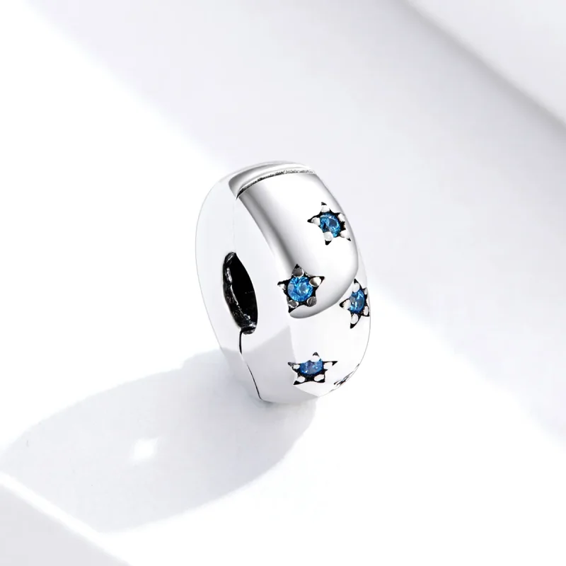 (immagine per) Charm Clip tipo Pandora Onde Al Sole - BSC253 - Visualizza 2