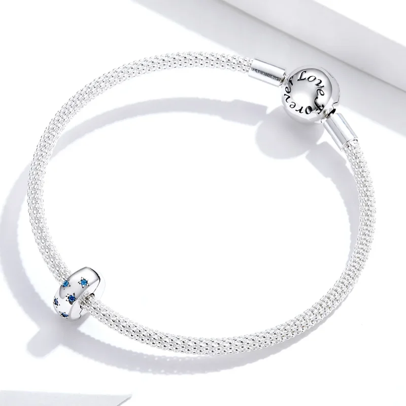 (immagine per) Charm Clip tipo Pandora Onde Al Sole - BSC253 - Visualizza 3
