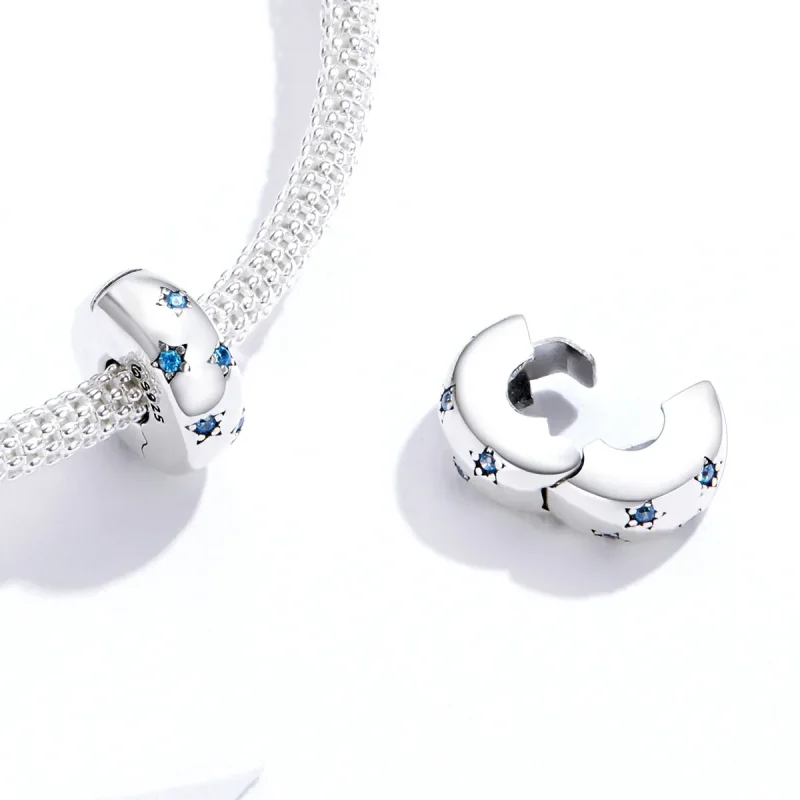 (immagine per) Charm Clip tipo Pandora Onde Al Sole - BSC253 - Visualizza 4
