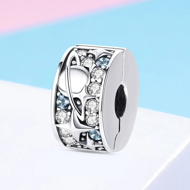 (immagine per) Charm Clip tipo Pandora Pianeta - SCC985 - Visualizza 2