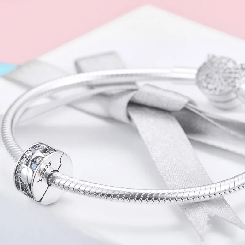 (immagine per) Charm Clip tipo Pandora Pianeta - SCC985 - Visualizza 4