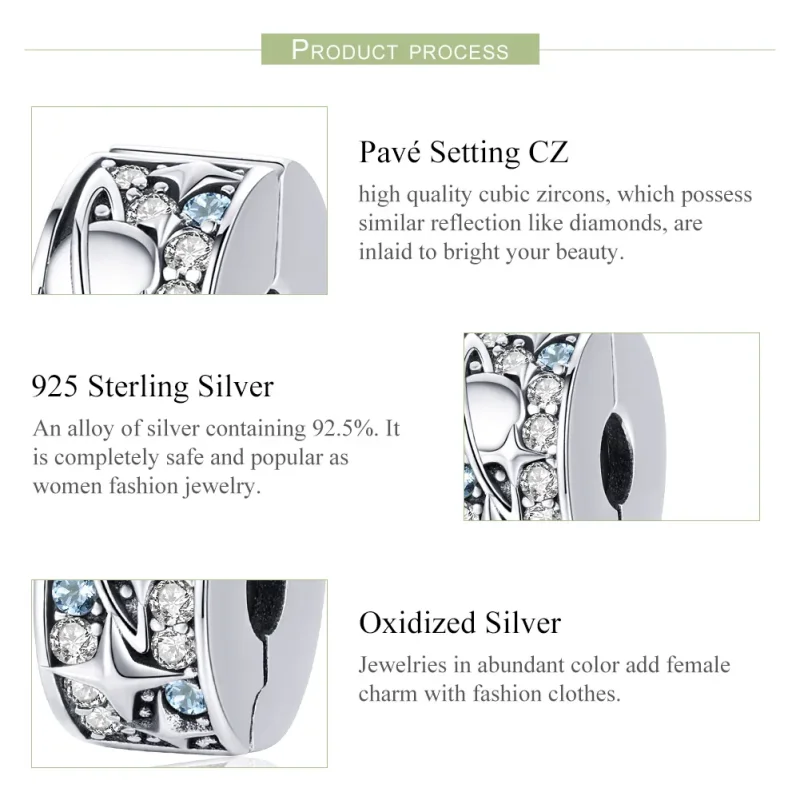 (immagine per) Charm Clip tipo Pandora Pianeta - SCC985 - Visualizza 7