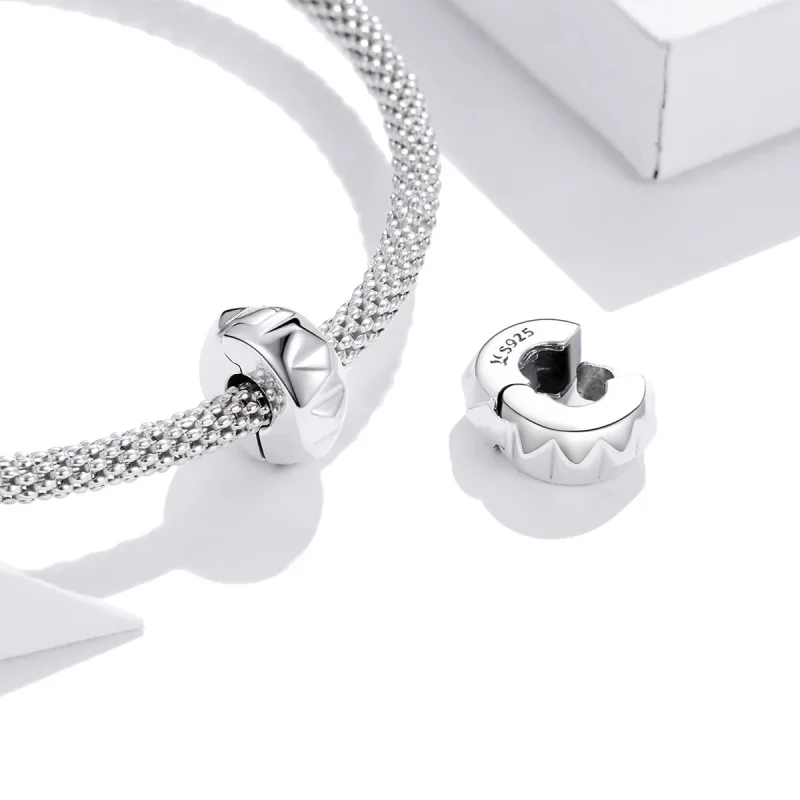 (immagine per) Charm Clip tipo Pandora Rivetto - SCC1780 - Visualizza 4