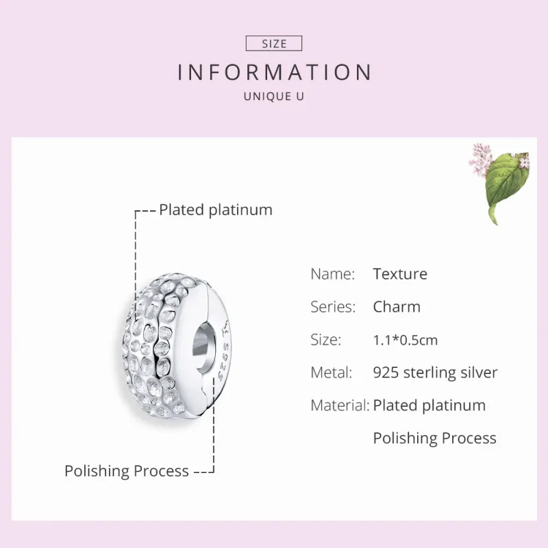 (immagine per) Charm Clip tipo Pandora Struttura - SCC1490 - Visualizza 7