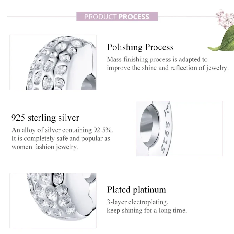 (immagine per) Charm Clip tipo Pandora Struttura - SCC1490 - Visualizza 8