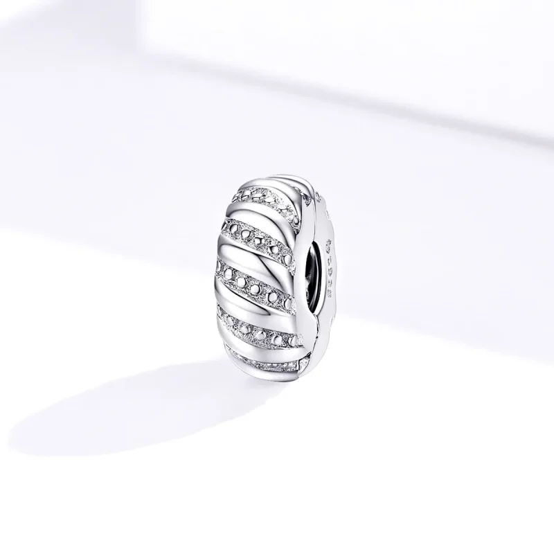 (immagine per) Charm Clip tipo Pandora Struttura semplice - BSC278 - Visualizza 2