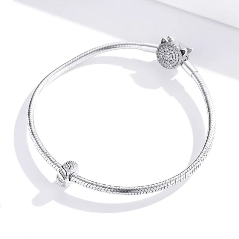 (immagine per) Charm Clip tipo Pandora Struttura semplice - BSC278 - Visualizza 3