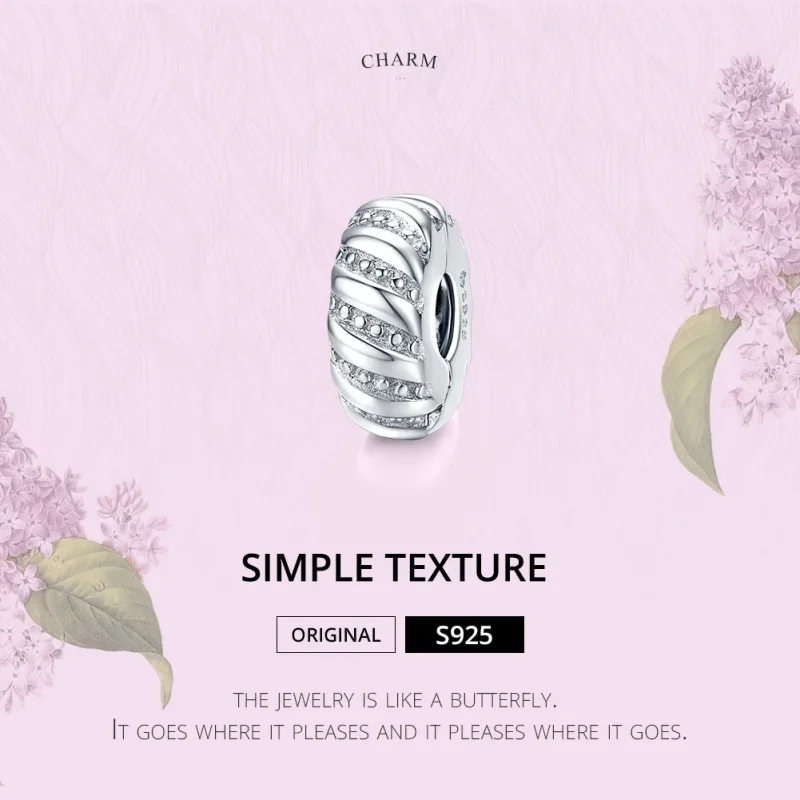 (immagine per) Charm Clip tipo Pandora Struttura semplice - BSC278 - Visualizza 6