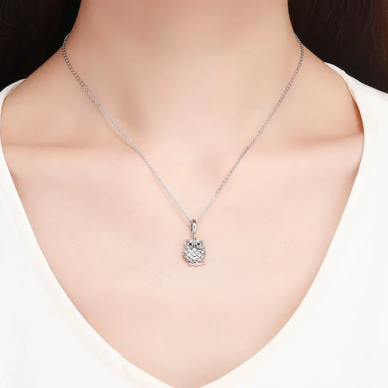(immagine per) Charm Pendente tipo Pandora Adorabile gufo - SCC949 - Visualizza 5