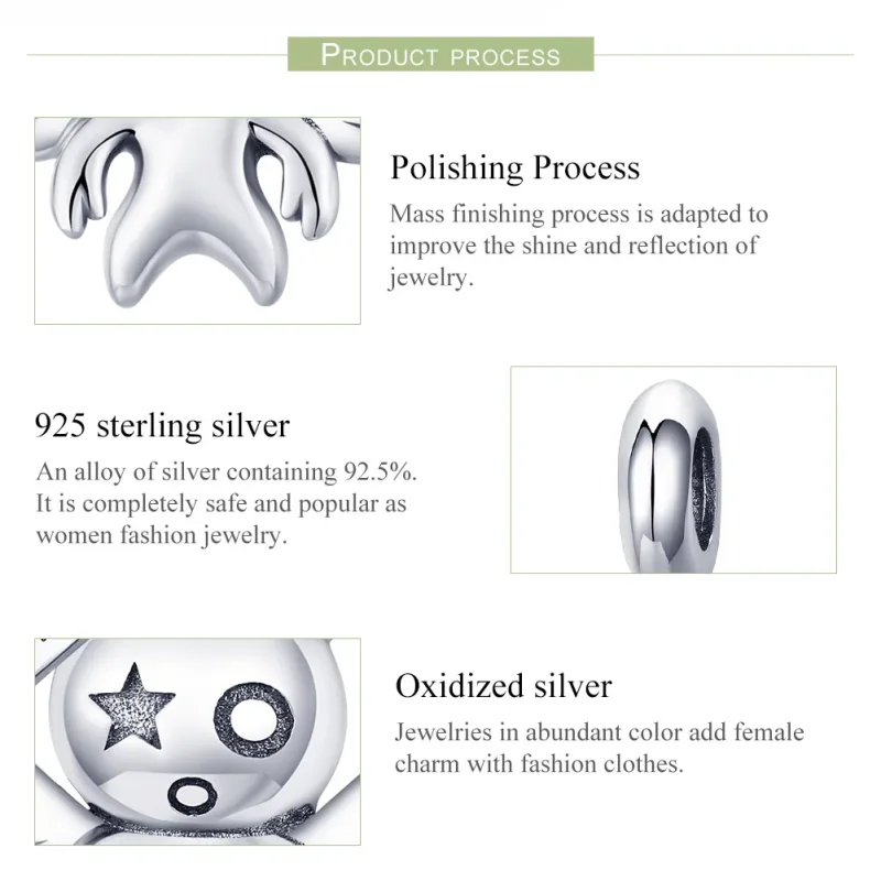 (immagine per) Charm Pendente tipo Pandora Adorabile piccolo diavolo - SCC975 - Visualizza 7