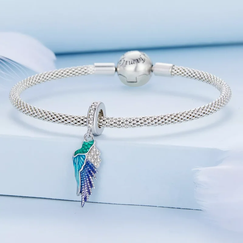 (immagine per) Charm Pendente tipo Pandora Ala - BSC701 - Visualizza 3