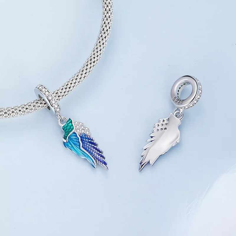(immagine per) Charm Pendente tipo Pandora Ala - BSC701 - Visualizza 4