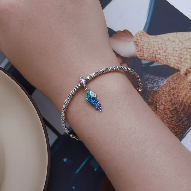 (immagine per) Charm Pendente tipo Pandora Ala - BSC701 - Visualizza 5