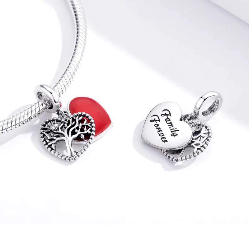 (immagine per) Charm Pendente tipo Pandora Albero dell'amore - SCC1556 - Visualizza 2