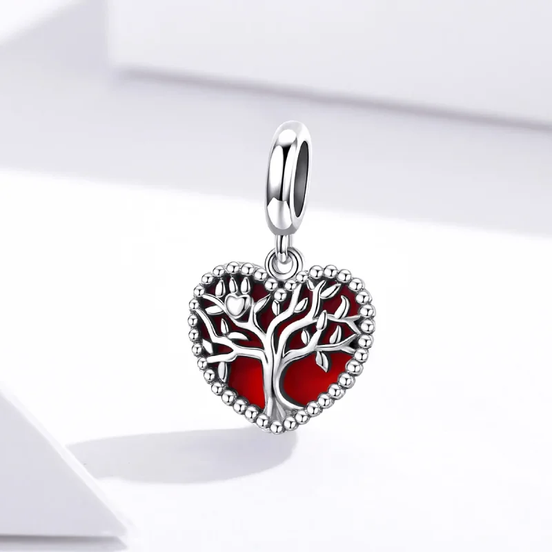 (immagine per) Charm Pendente tipo Pandora Albero dell'amore - SCC1556 - Visualizza 3