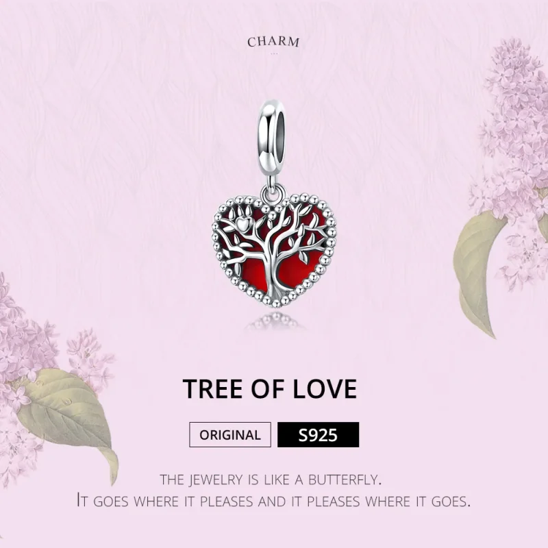 (immagine per) Charm Pendente tipo Pandora Albero dell'amore - SCC1556 - Visualizza 6